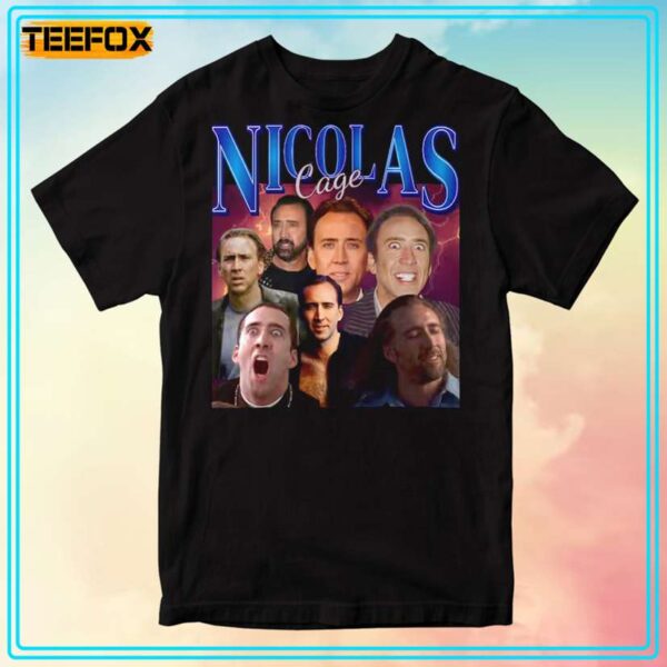 Nicolas Cage 90s Bootleg Unisex T Shirt