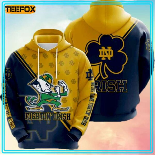 Notre Dame Fighting Irish Unisex 3D Hoodie