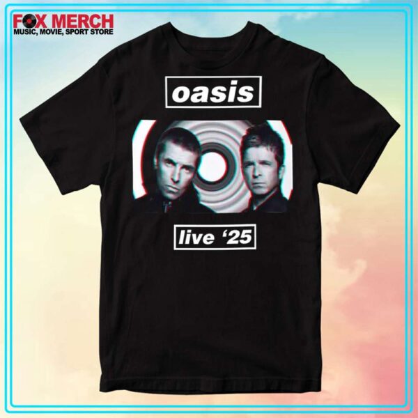 Oasis World Tour Live 2025 Unisex T Shirt