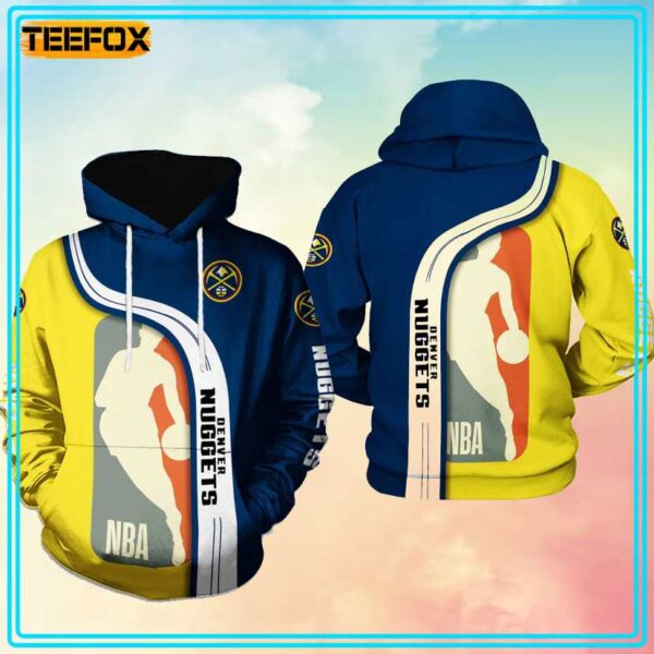 Pemagear Denver Nuggets NBA Team 3D Hoodie