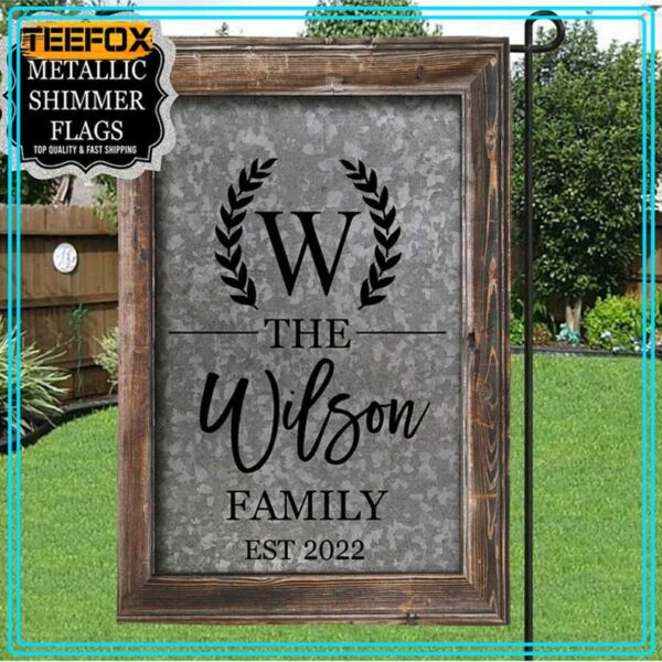 Personalized Farmhouse Garden Flag Yard Decor House Flag