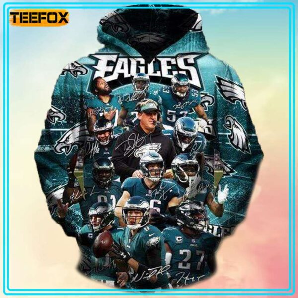 Philadelphia Eagles Football 3D Hoodie