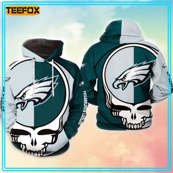 Philadelphia Eagles NFL Grateful Dead 3D Hoodie