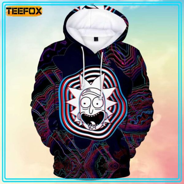 Rick And Morty Cartoon 3D Hoodie