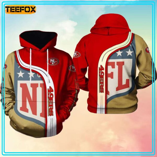 San Francisco 49ers NFL Team 3D Hoodie