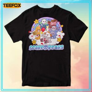 Scary Care Scare Bears Horror Faces T Shirt