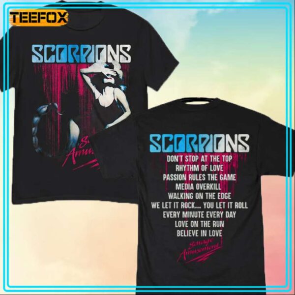 Scorpions Savage Amusement 1988 T Shirt