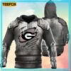 Scratched Armor Georgia Bulldogs 3D Hoodie