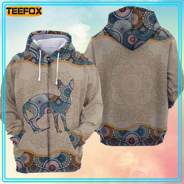 Sphynx Mandala 3D Hoodie