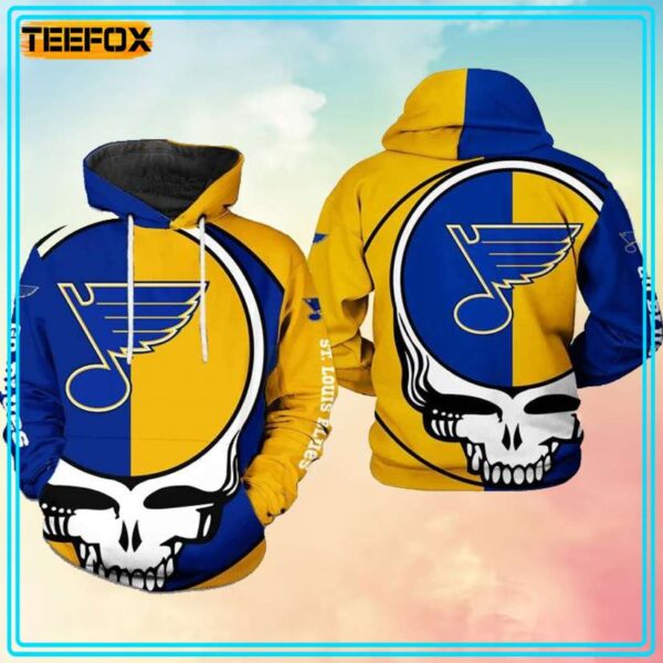 St Louis Blues NHL Grateful Dead 3D Hoodie