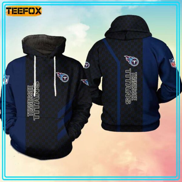 Tennessee Titans NFL Team Pattern Mix 3D Hoodie