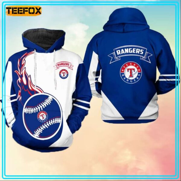 Texas Rangers MLB Unisex 3D Hoodie