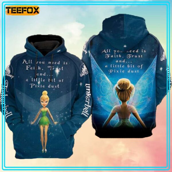 Tinker Bell Disney 3D Hoodie