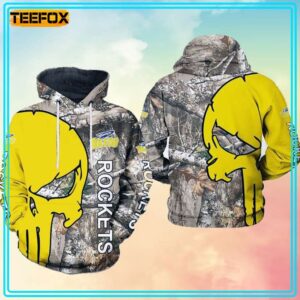 Toledo Rockets NCAA Camo Veteran Hunting 3D Hoodie