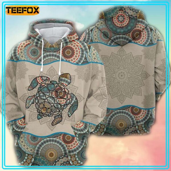 Turtle Mandala 3D Hoodie