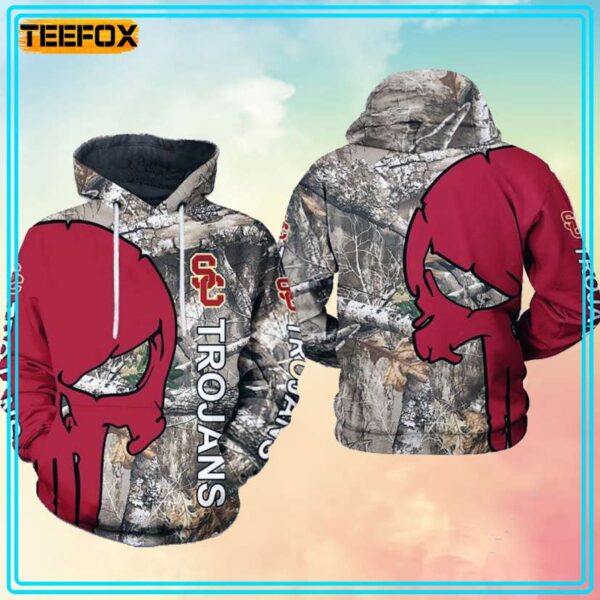 USC Trojans NCAA Camo Veteran 3D Hoodie