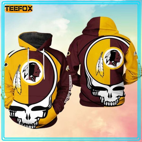 Washington Redskins NFL Grateful Dead 3D Hoodie