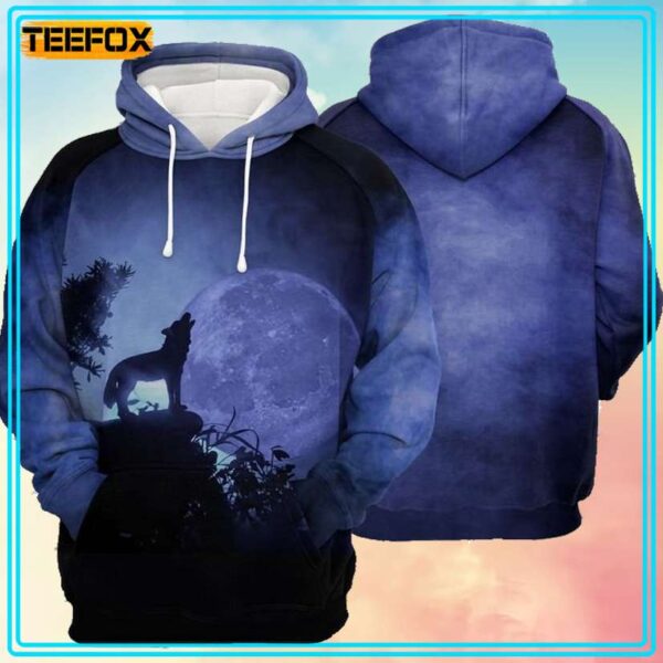 Wolf Night 3D Hoodie