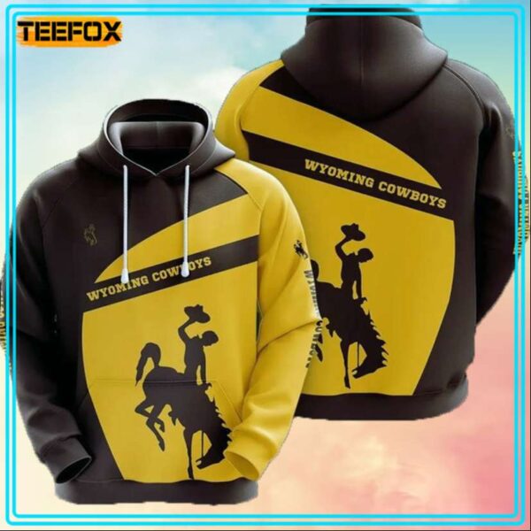 Wyoming Cowboys Football 3D Hoodie