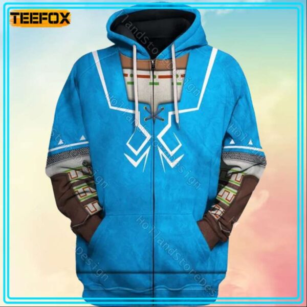 Zelda Link Tunic Halloween Costume 3D Hoodie