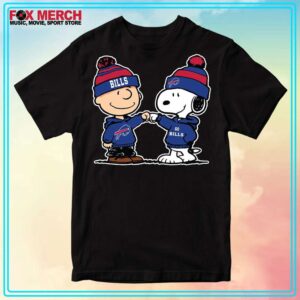 Charlie Brown And Snoopy Buffalo Bills Team Shirt