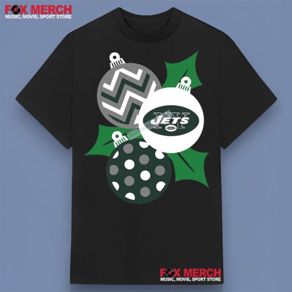 Christmas Ornaments New York Jets Logo Unisex T Shirt 1