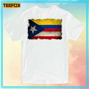 Colombian Puerto Rican Flag Shirt