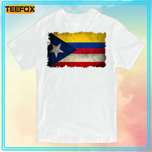 Colombian Puerto Rican Flag Shirt