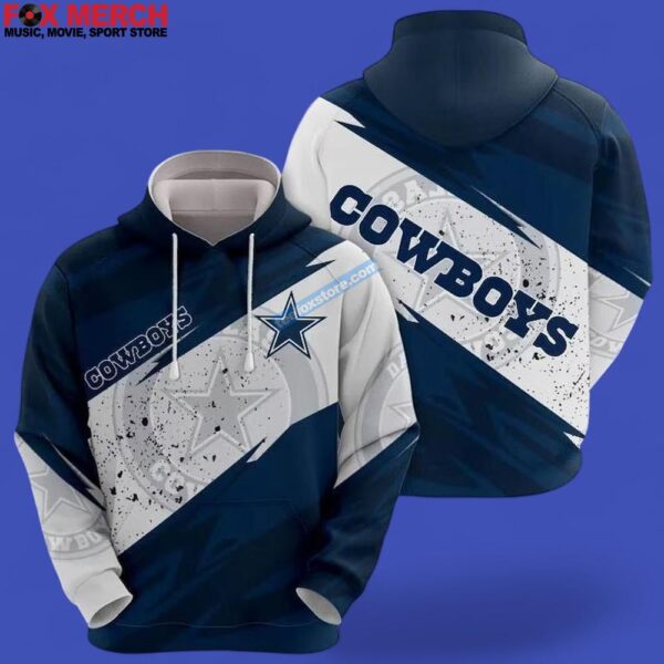 Dallas Cowboys Football Logo Unisex 3D Hoodie Photoroom