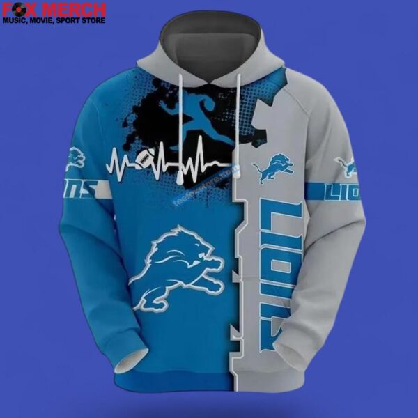 Detroit Lions Football Champion 3D Hoodie Photoroom