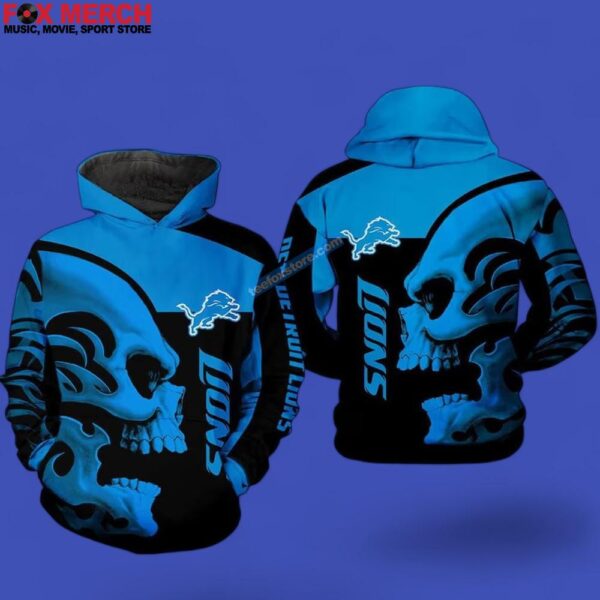 Detroit Lions Football Team 3D Hoodie Photoroom