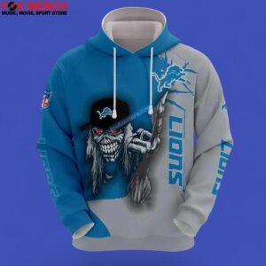 Detroit Lions Football Team Unisex 3D Hoodie Photoroom