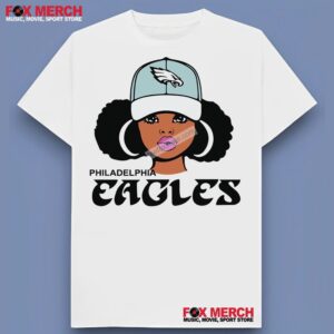 Girl with Philadelphia Eagles Hat Unisex T Shirt