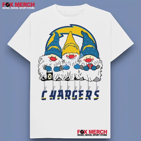 Gnome Los Angeles Chargers Christmas Unisex T Shirt