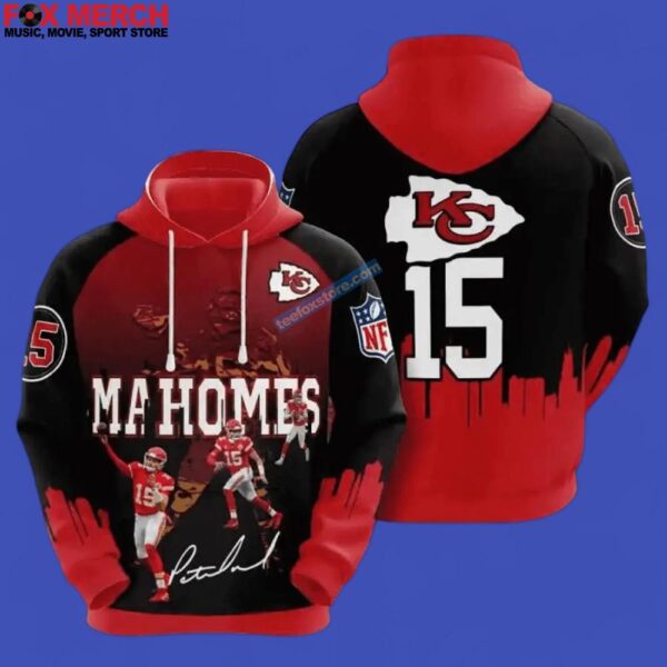 Kansas City Chiefs Football Patrick Mahomes 3D Hoodie For Mens Photoroom