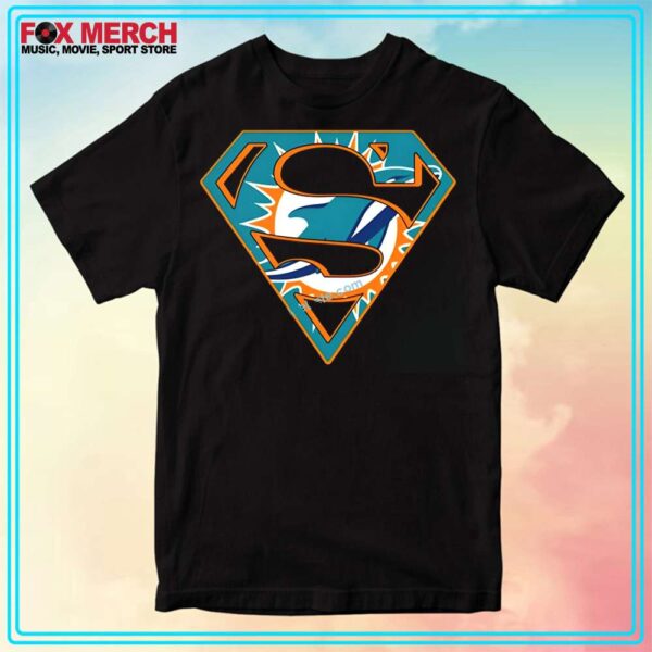 Miami Dolphins Superman Logo Shirt