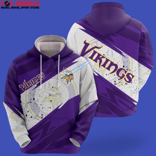 Minnesota Vikings Football Champion 3D Hoodie Photoroom