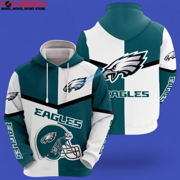 Philadelphia Eagles Football 3D Hoodie Photoroom