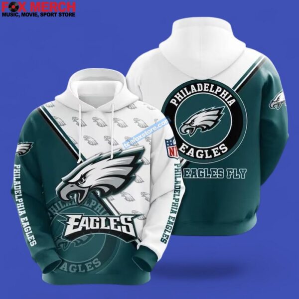 Philadelphia Eagles Football Team 3D Hoodie Photoroom