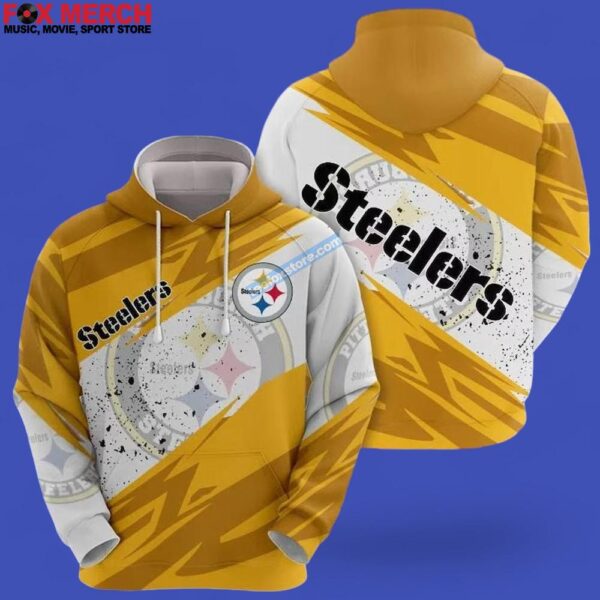 Pittsburgh Steelers Football Logo Unisex 3D Hoodie Photoroom