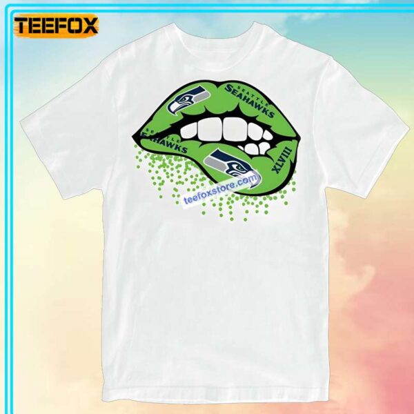 Seattle Seahawks with Lips Unisex T Shirt