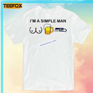 Seattle Seahawks with Simple Man Beer T Shirt