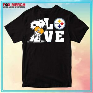 Snoopy Love Pittsburgh Steelers Unisex Shirt