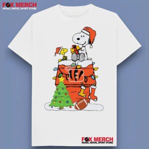 Snoopy Woodstock Cincinnati Bengals Christmas Unisex T Shirt 1