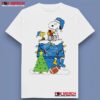 Snoopy Woodstock Detroit Lions Christmas Unisex T Shirt 1