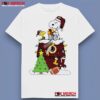 Snoopy Woodstock Washington Redskins Christmas Unisex T Shirt 1
