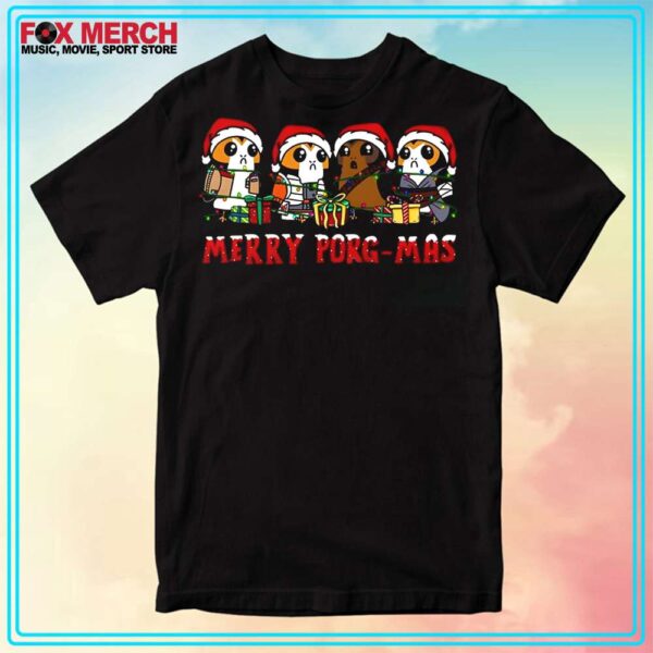 Star Wars Christmas Merry Porg Mas Unisex Shirt