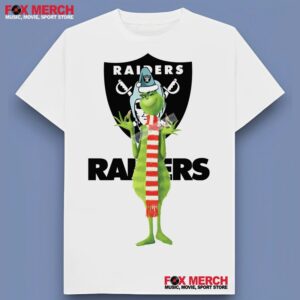 The Grinch Las Vegas Raiders Logo Christmas T Shirt