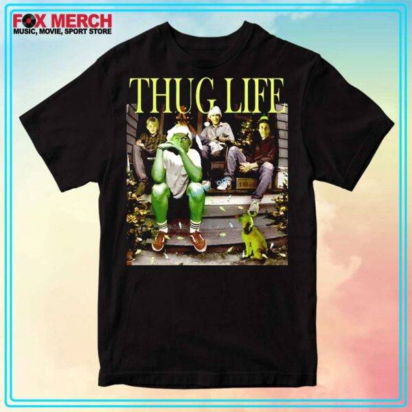 Thug Life Grinch Elf Home Alone Movie Unisex Shirt