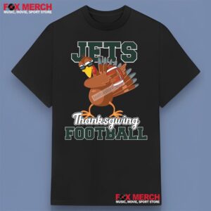 Turkey Dabbing Thanksgiving New York Jets Unisex T Shirt 1